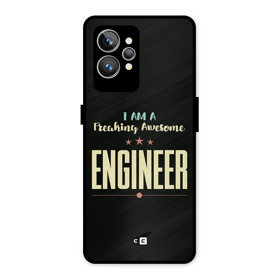 Awesome Engineer Metal Back Case for Realme GT2 Pro