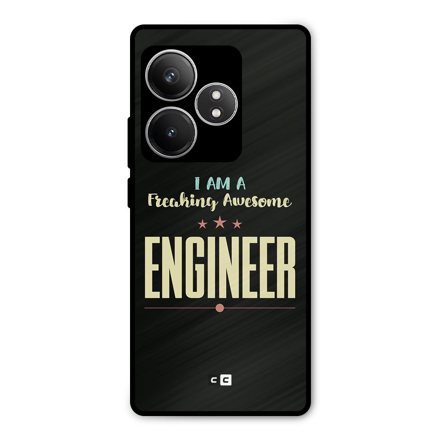 Awesome Engineer Metal Back Case for Realme GT 6T