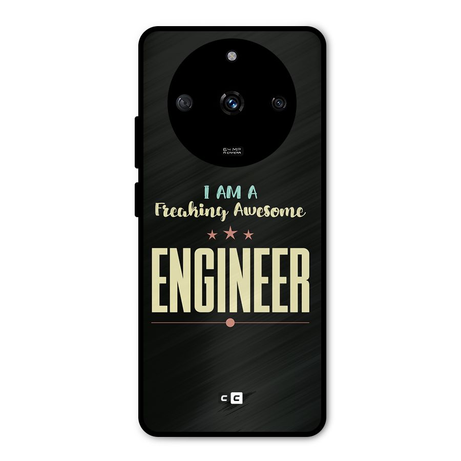 Awesome Engineer Metal Back Case for Realme Narzo 60 5G