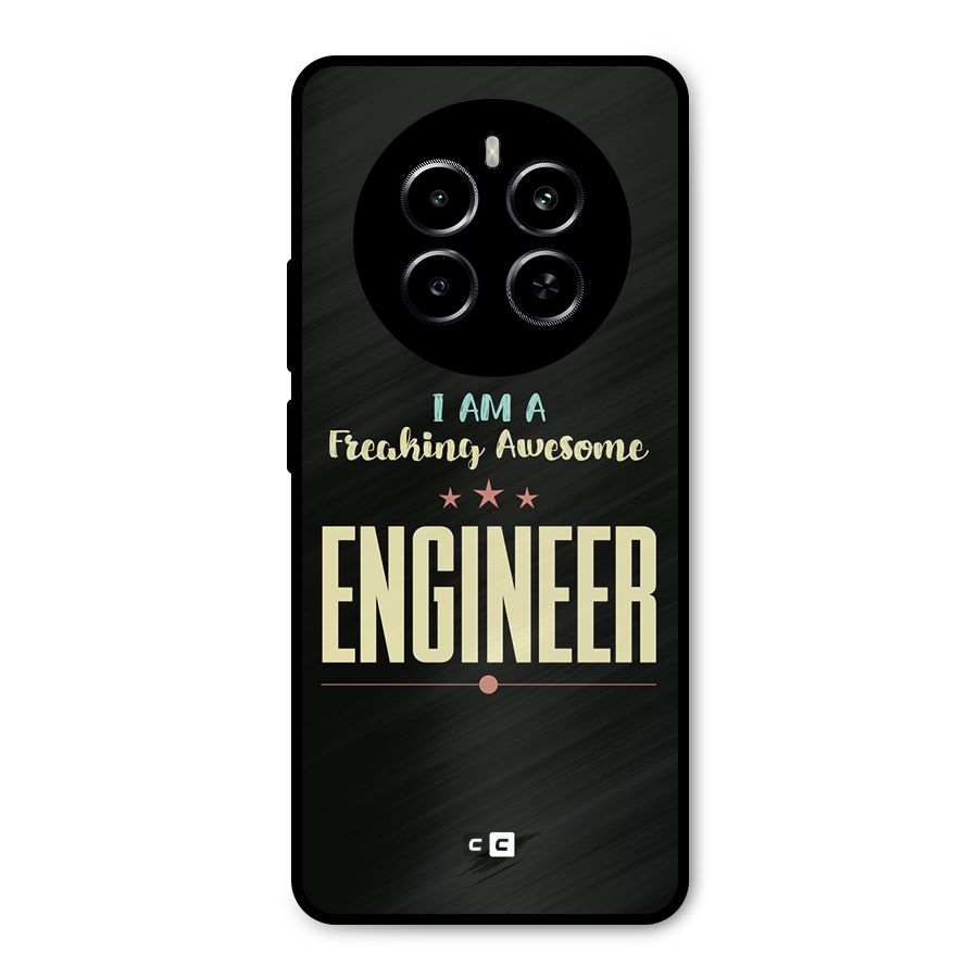 Awesome Engineer Metal Back Case for Realme P1