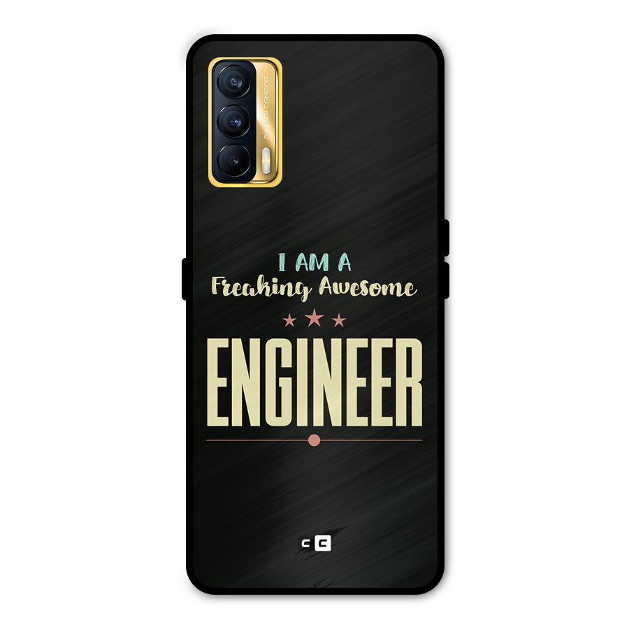 Awesome Engineer Metal Back Case for Realme X7