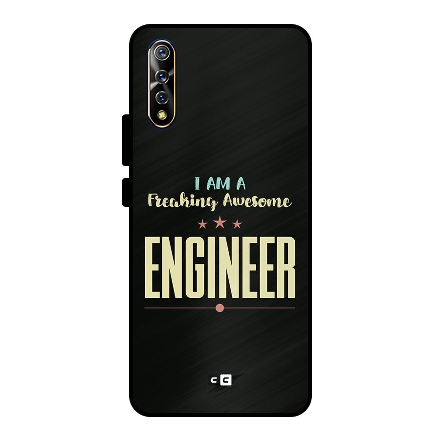 Awesome Engineer Metal Back Case for Vivo S1