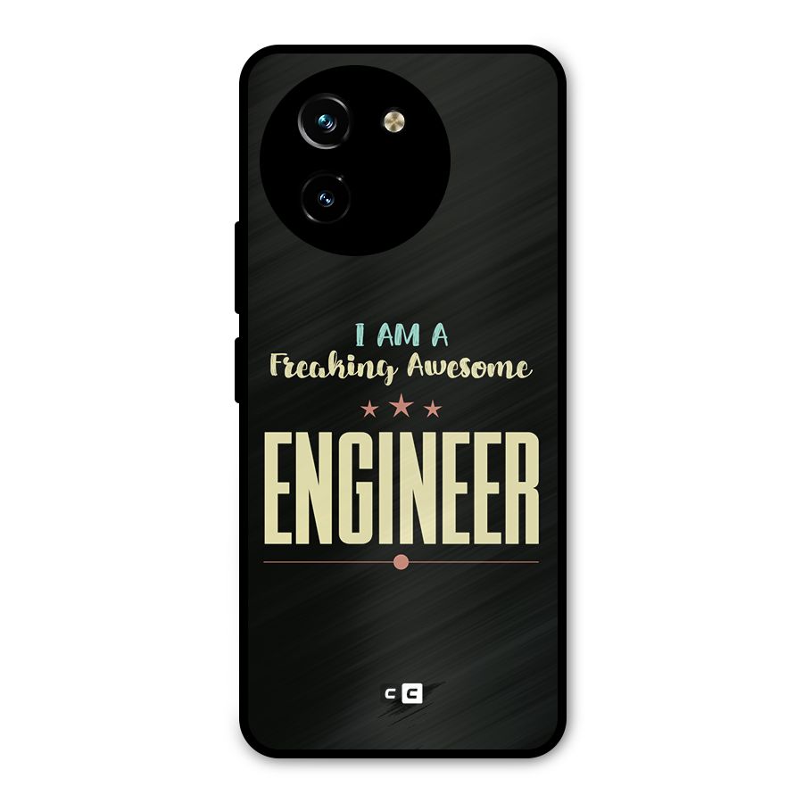Awesome Engineer Metal Back Case for Vivo T3x