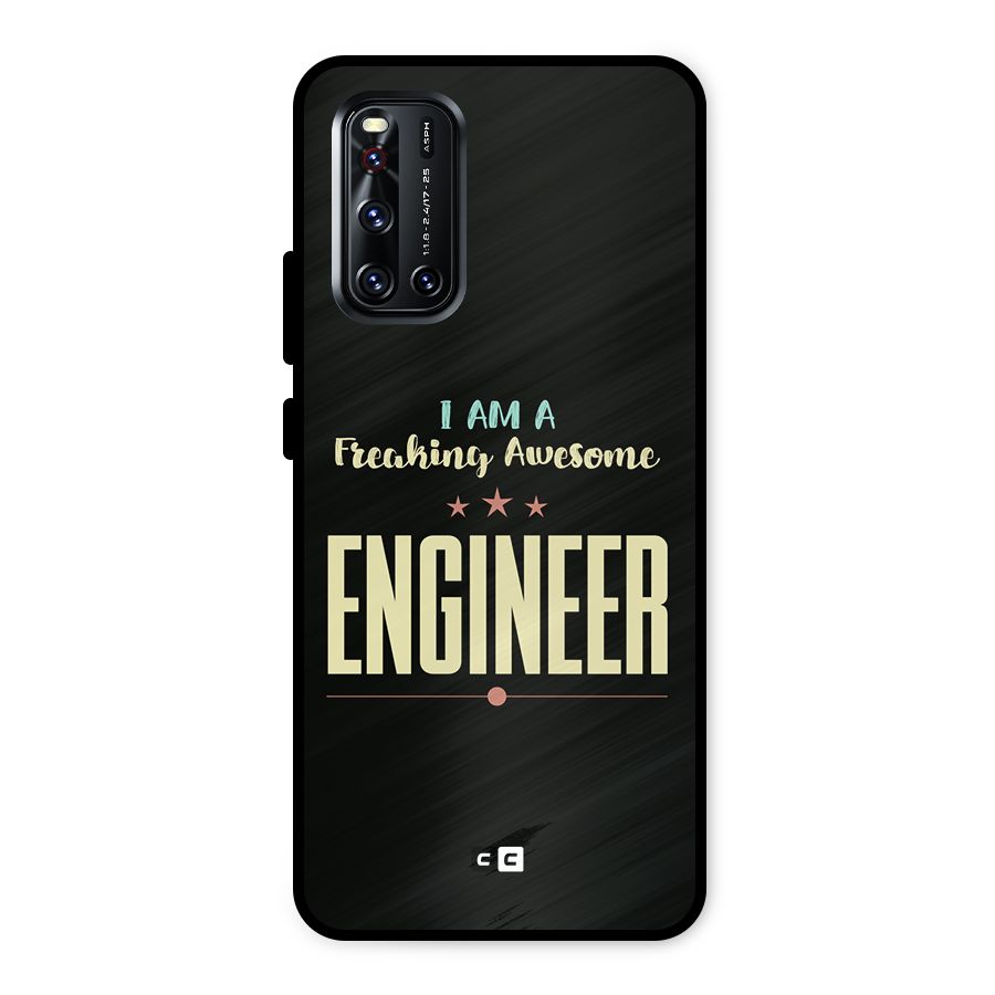 Awesome Engineer Metal Back Case for Vivo V19