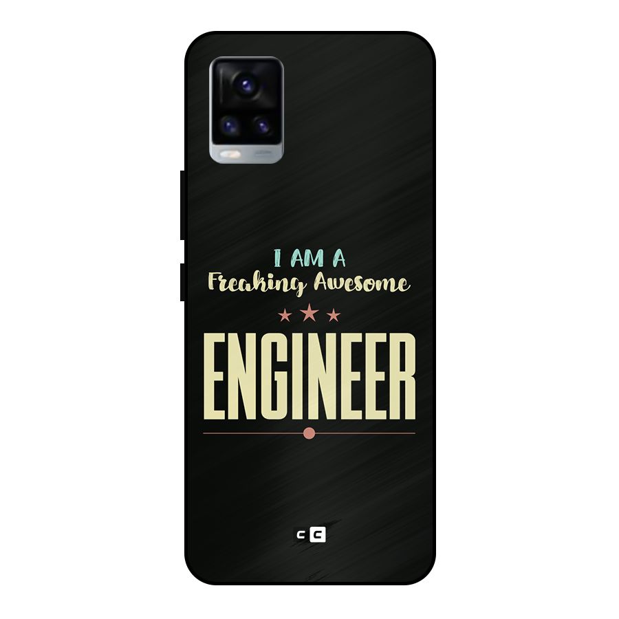 Awesome Engineer Metal Back Case for Vivo V20