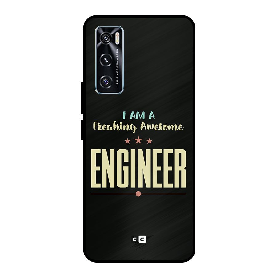 Awesome Engineer Metal Back Case for Vivo V20 SE