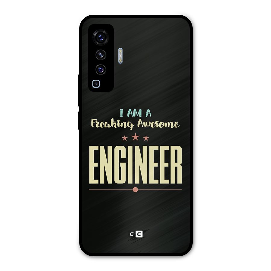 Awesome Engineer Metal Back Case for Vivo X50