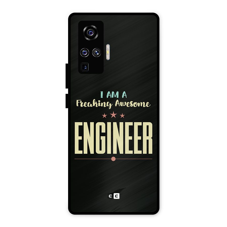 Awesome Engineer Metal Back Case for Vivo X50 Pro