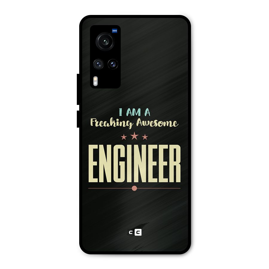 Awesome Engineer Metal Back Case for Vivo X60