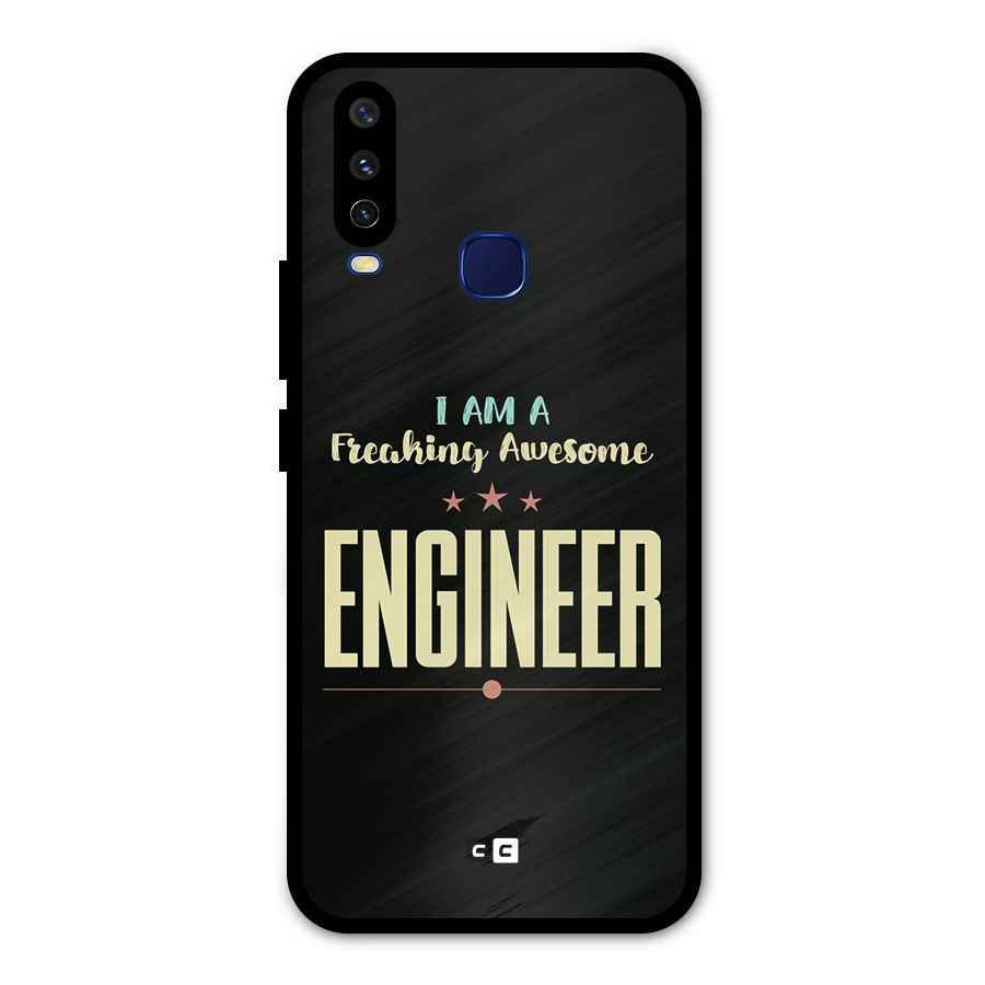Awesome Engineer Metal Back Case for Vivo Y12