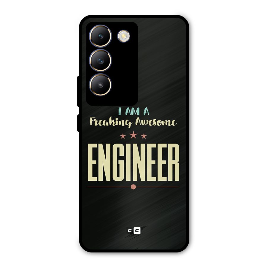 Awesome Engineer Metal Back Case for Vivo Y200e