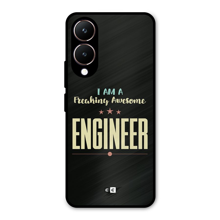 Awesome Engineer Metal Back Case for Vivo Y28