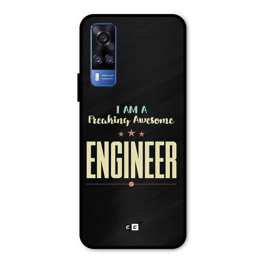 Awesome Engineer Metal Back Case for Vivo Y31