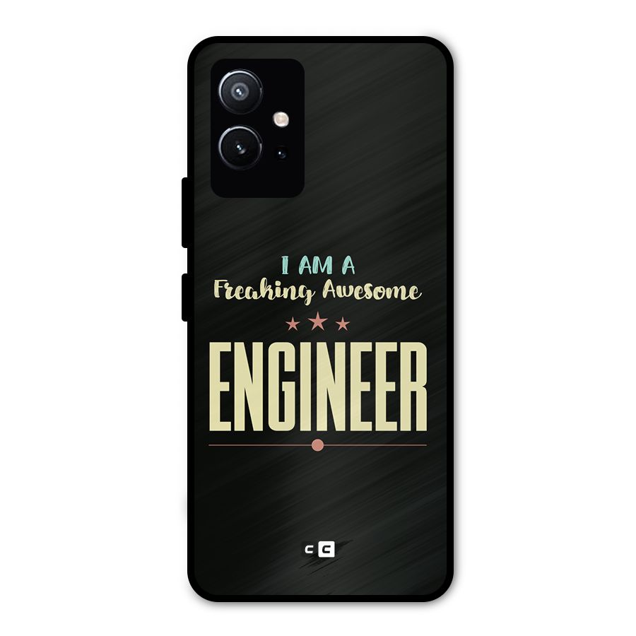 Awesome Engineer Metal Back Case for Vivo Y75 5G