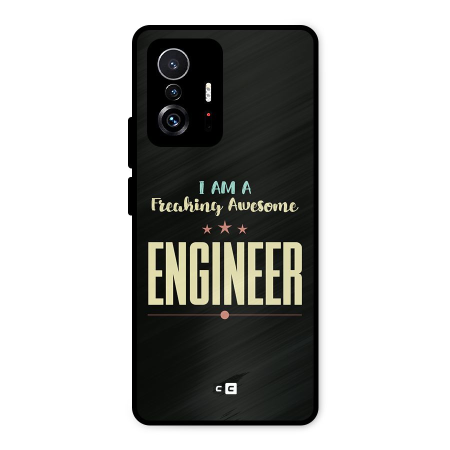 Awesome Engineer Metal Back Case for Xiaomi 11T Pro
