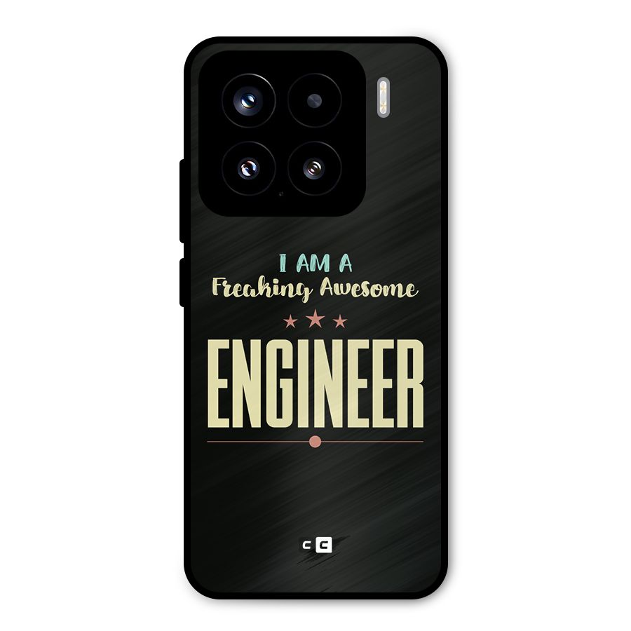 Awesome Engineer Metal Back Case for Xiaomi 15