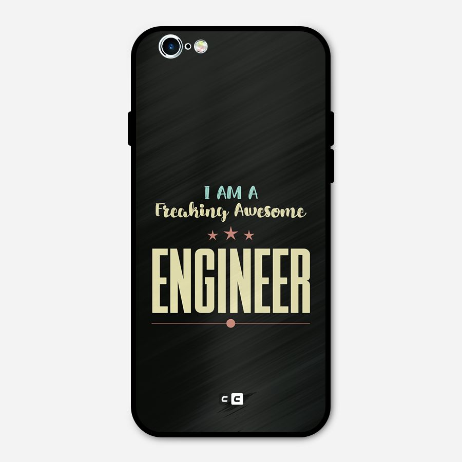 Awesome Engineer Metal Back Case for iPhone 6 6s
