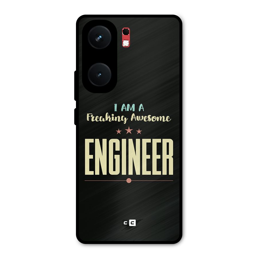 Awesome Engineer Metal Back Case for iQOO Neo 9 Pro