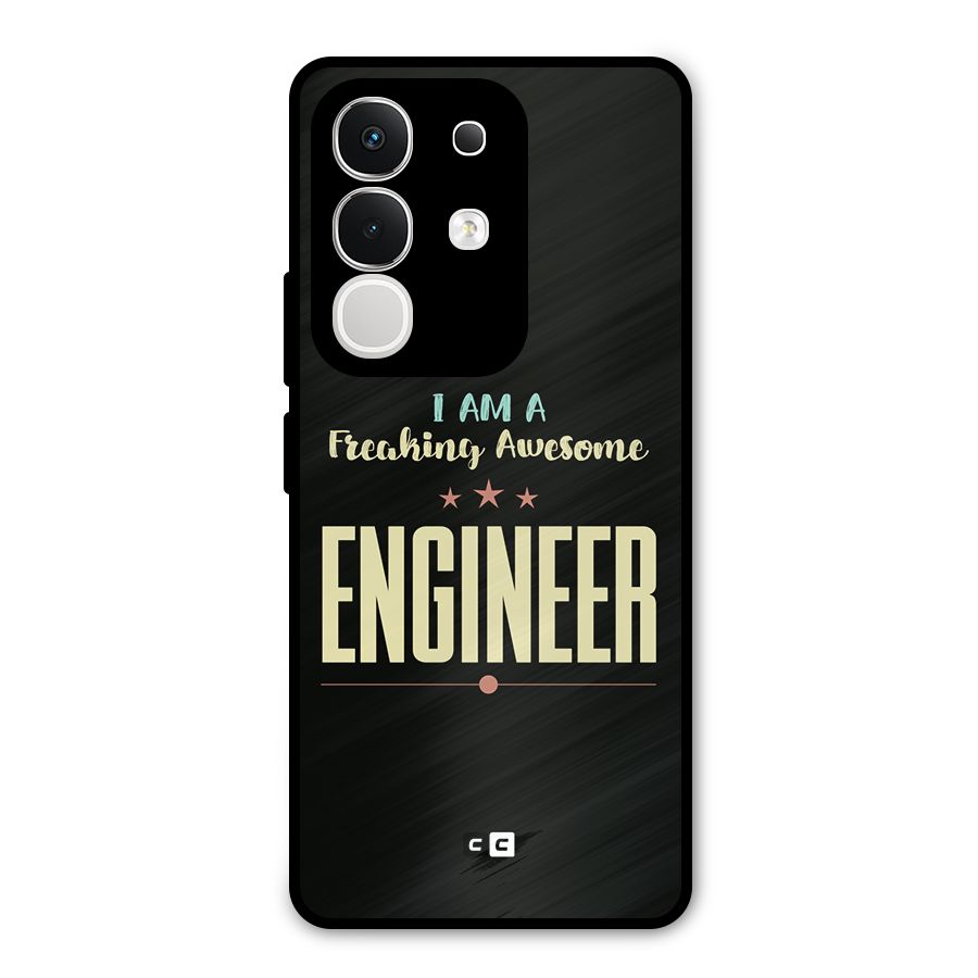 Awesome Engineer Metal Back Case for iQOO Z10x