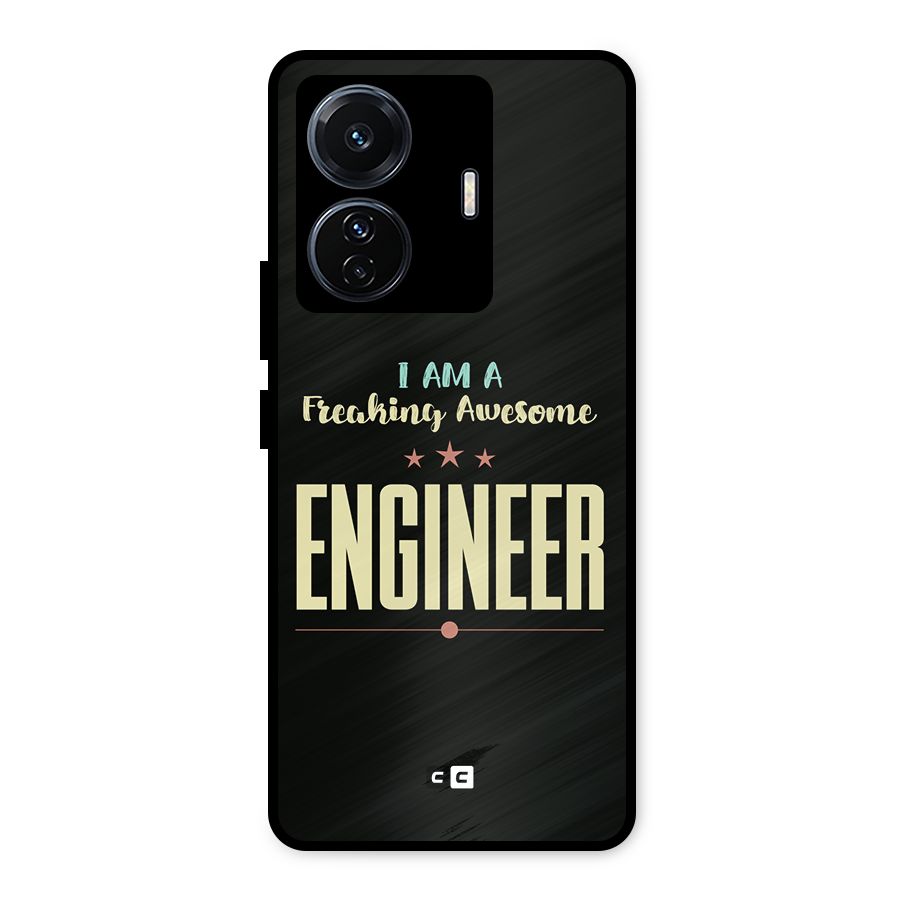 Awesome Engineer Metal Back Case for iQOO Z6
