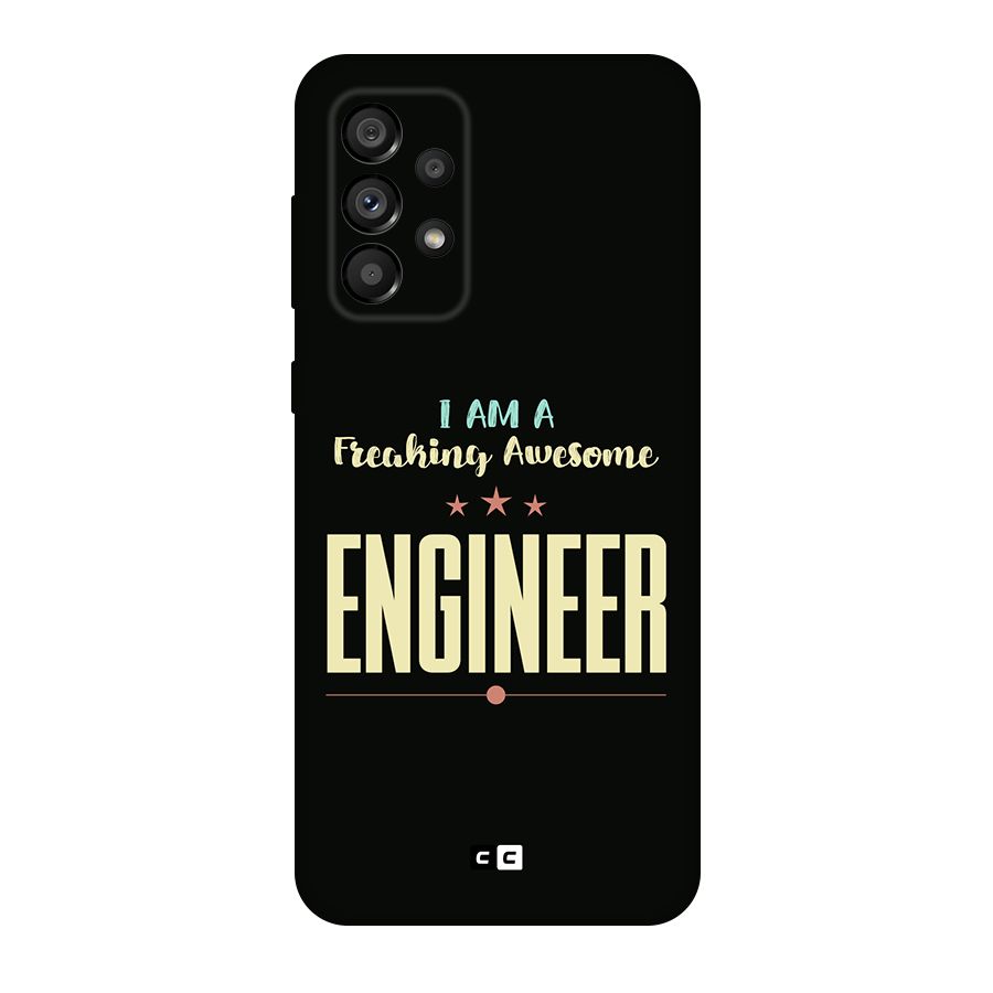 Awesome Engineer Original Polycarbonate Back Case for Galaxy A73 5G