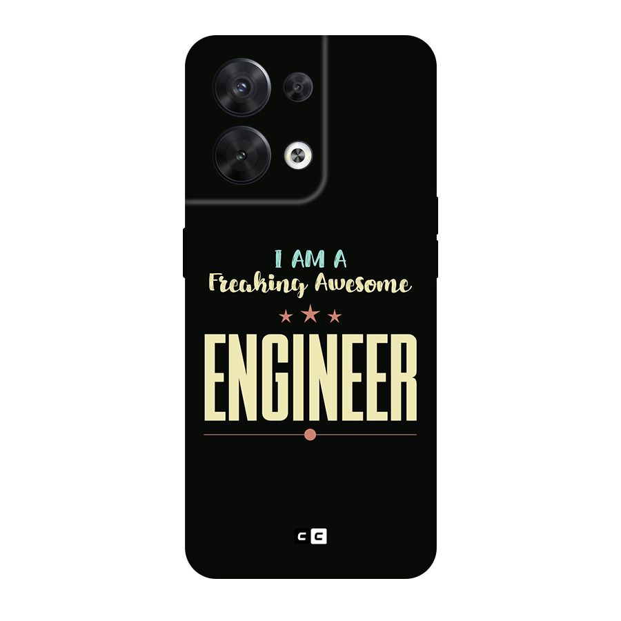 Awesome Engineer Original Polycarbonate Back Case for Oppo Reno8 5G