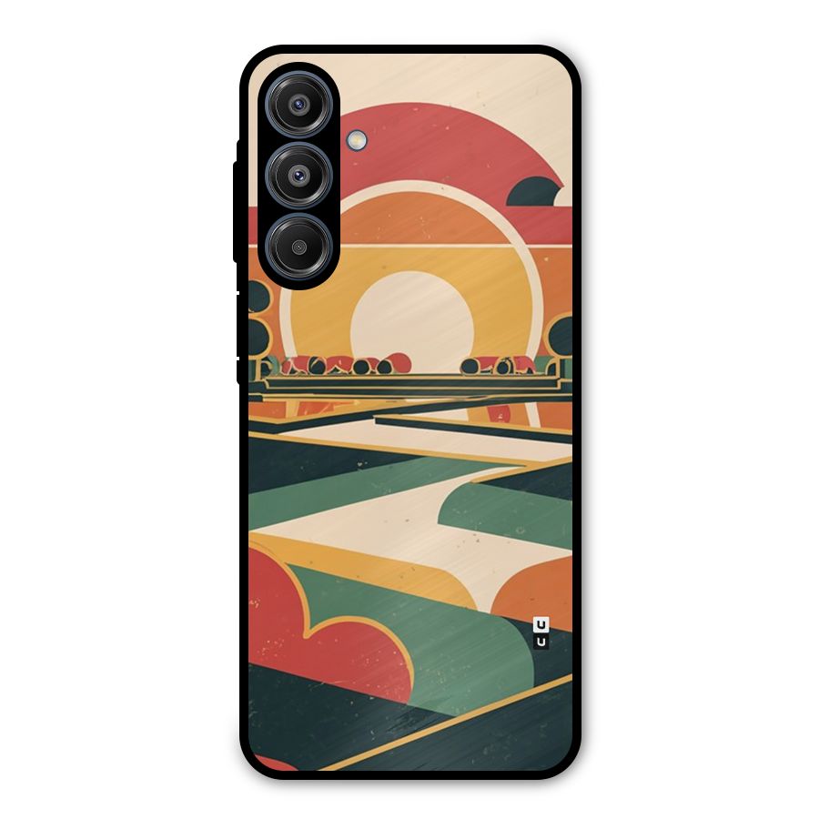 Awesome Geomatric Art Metal Back Case for Galaxy A16 5G