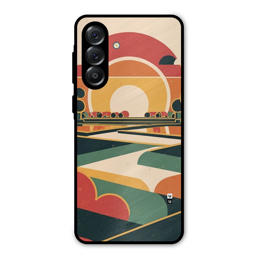 Awesome Geomatric Art Metal Back Case for Galaxy A36