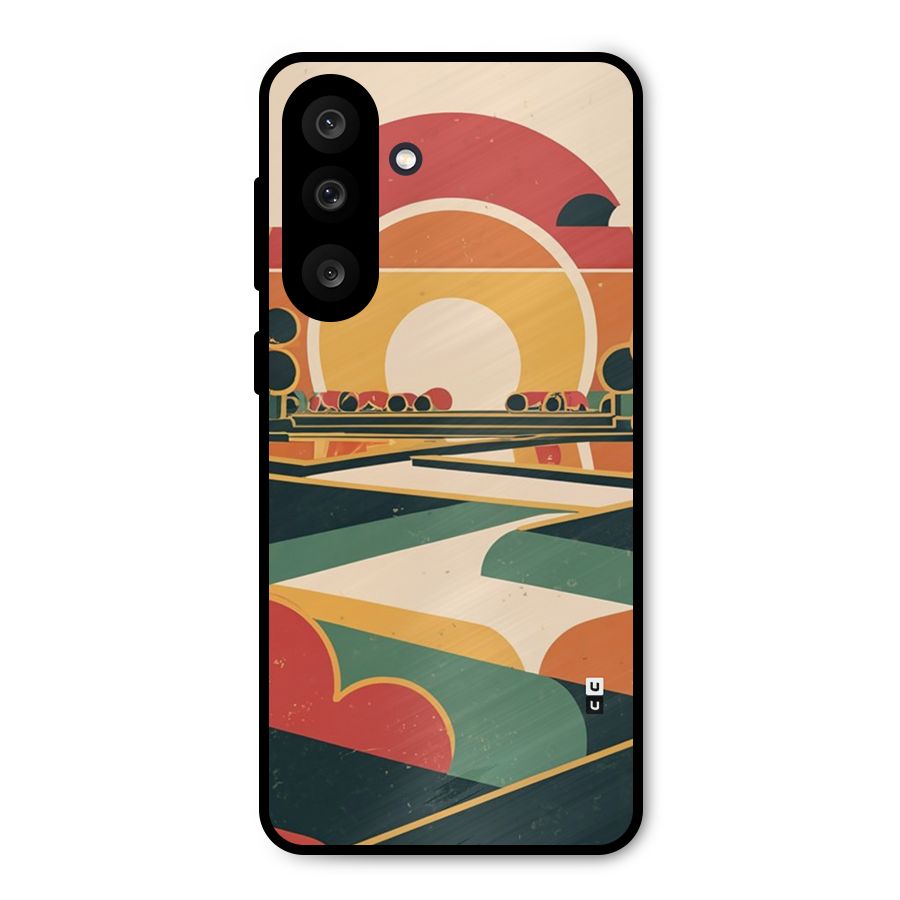 Awesome Geomatric Art Metal Back Case for Galaxy F56