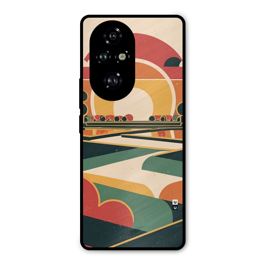 Awesome Geomatric Art Metal Back Case for Honor 200 Pro