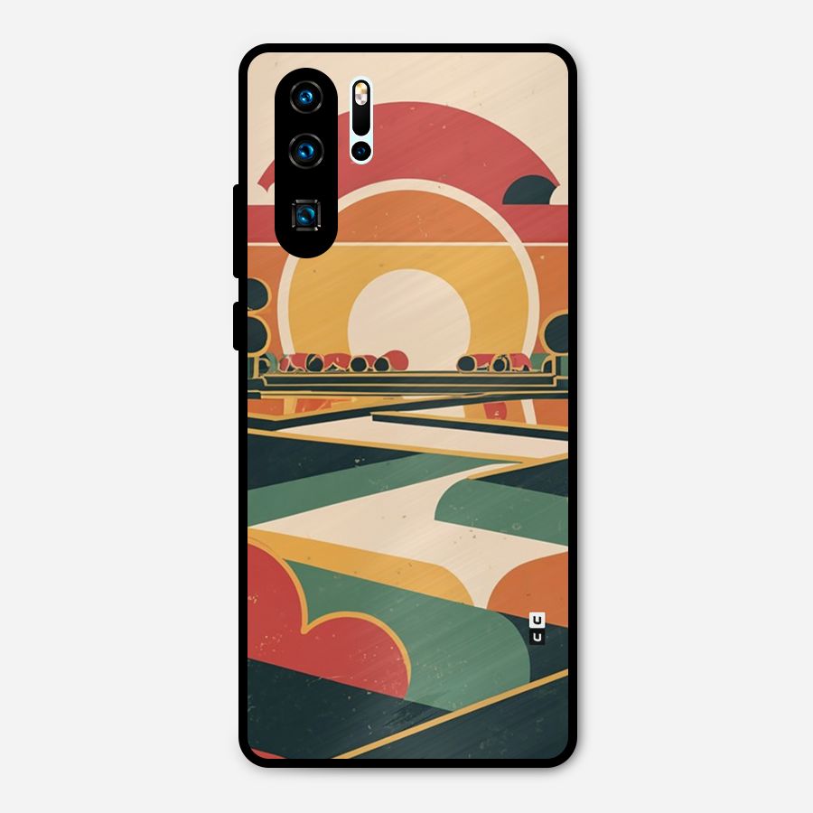 Awesome Geomatric Art Metal Back Case for Huawei P30 Pro