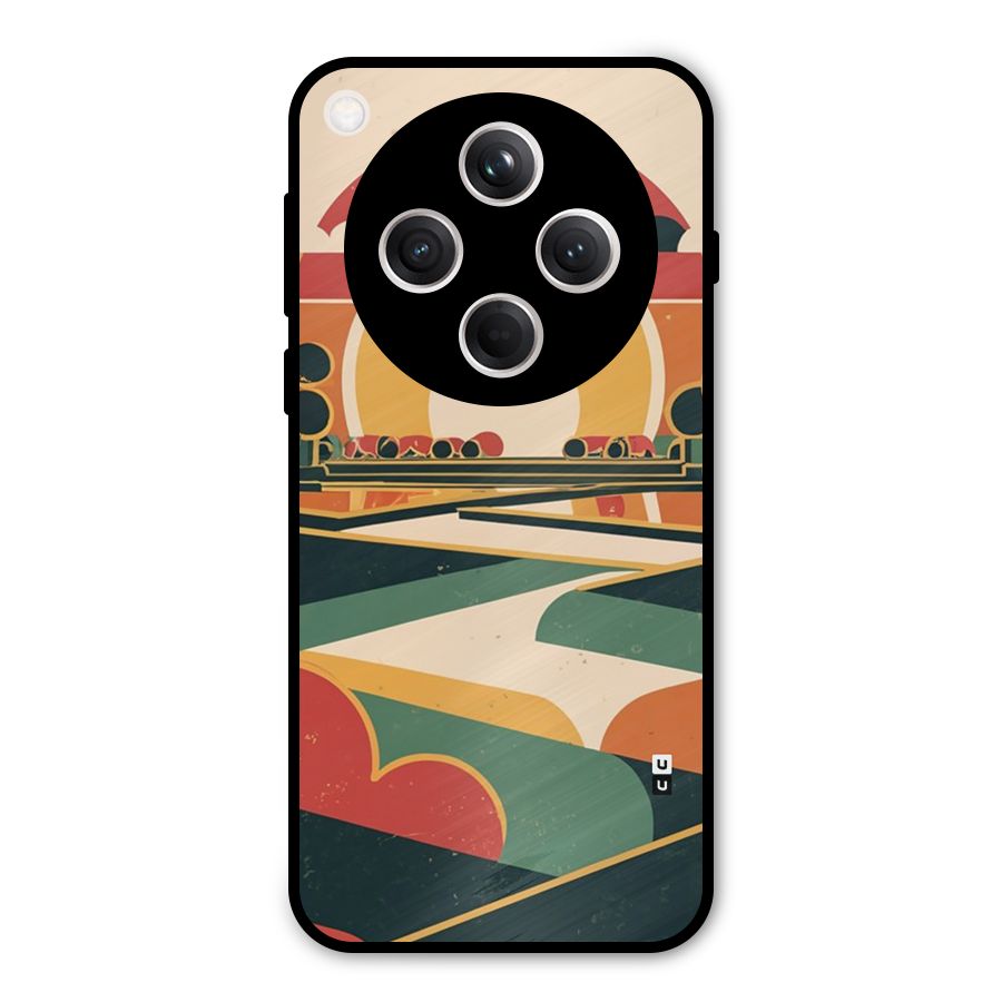 Awesome Geomatric Art Metal Back Case for Oppo Find X8