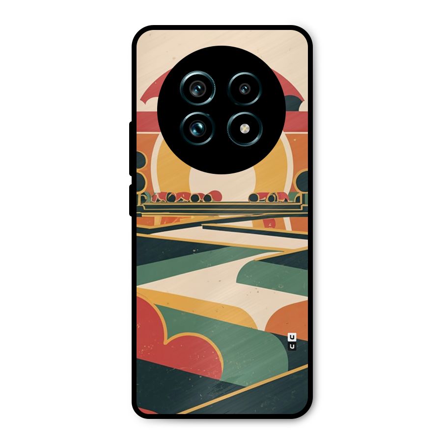 Awesome Geomatric Art Metal Back Case for Realme 13 Pro Plus