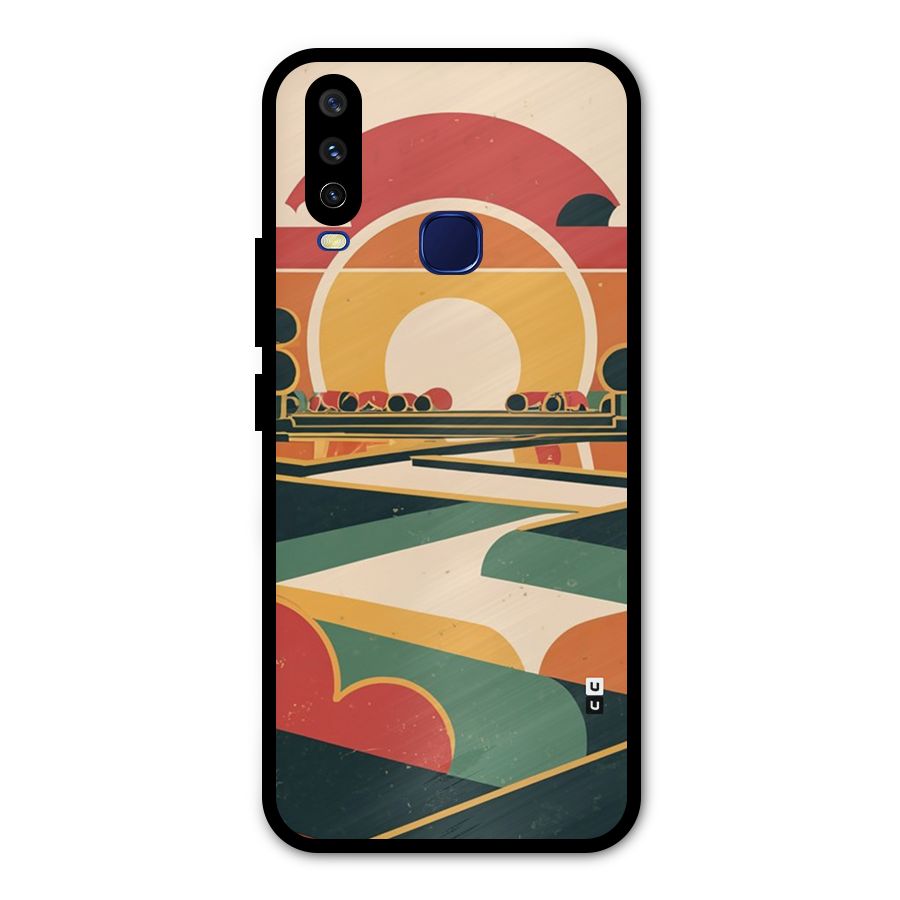 Awesome Geomatric Art Metal Back Case for Vivo V17
