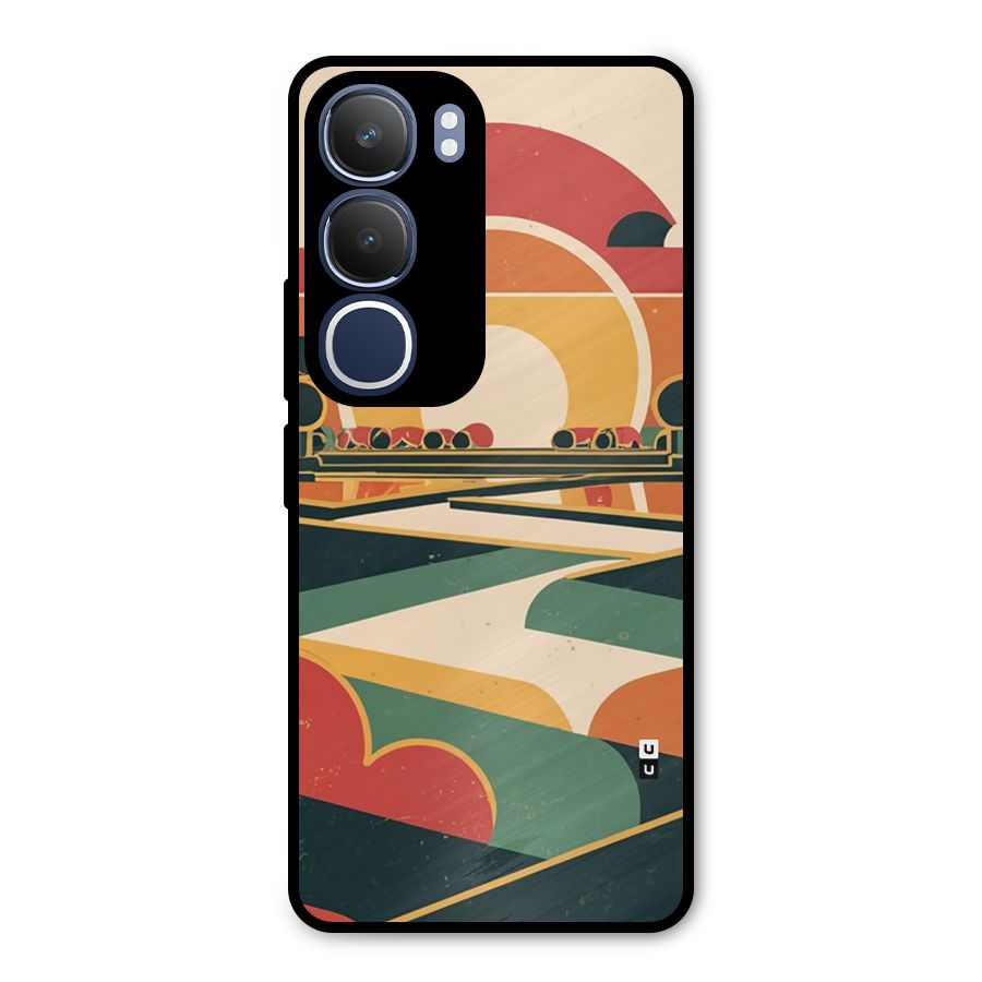 Awesome Geomatric Art Metal Back Case for Vivo Y29