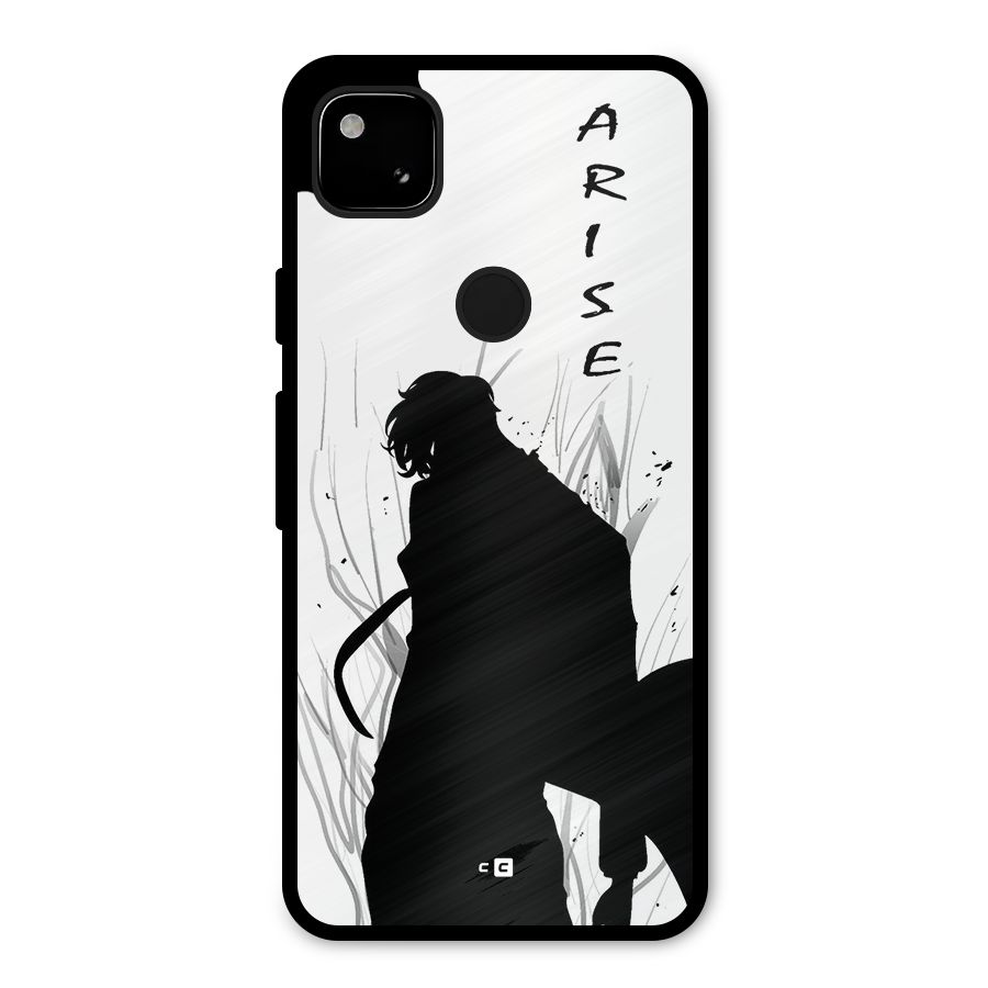 Awesome Jinwoo Arise Metal Back Case for Google Pixel 4a