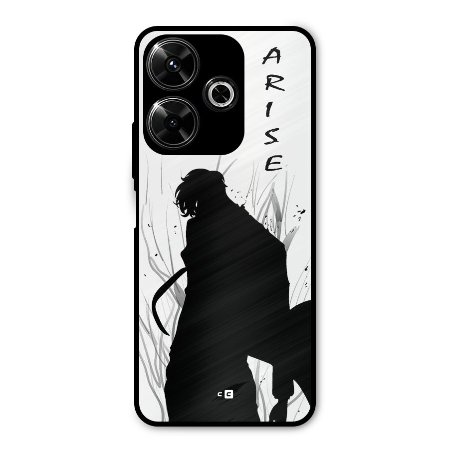 Awesome Jinwoo Arise Metal Back Case for Poco M6 Plus