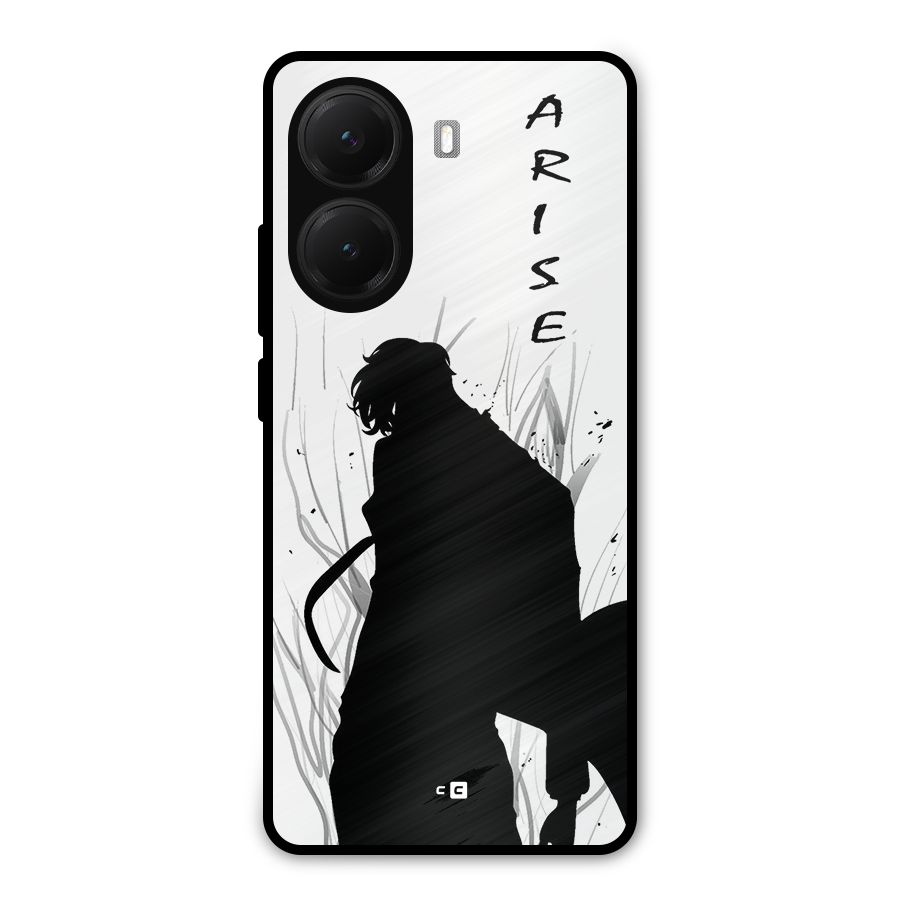 Awesome Jinwoo Arise Metal Back Case for Poco X7 Pro