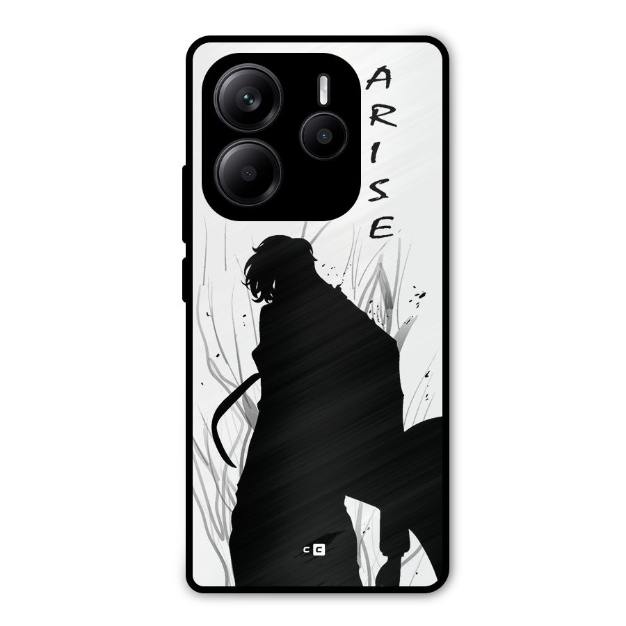 Awesome Jinwoo Arise Metal Back Case for Redmi Note 14 5G