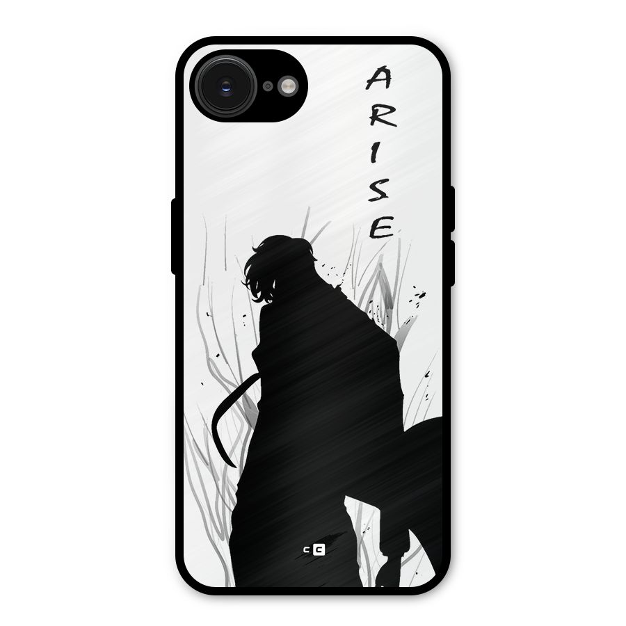 Awesome Jinwoo Arise Metal Back Case for iPhone 16e