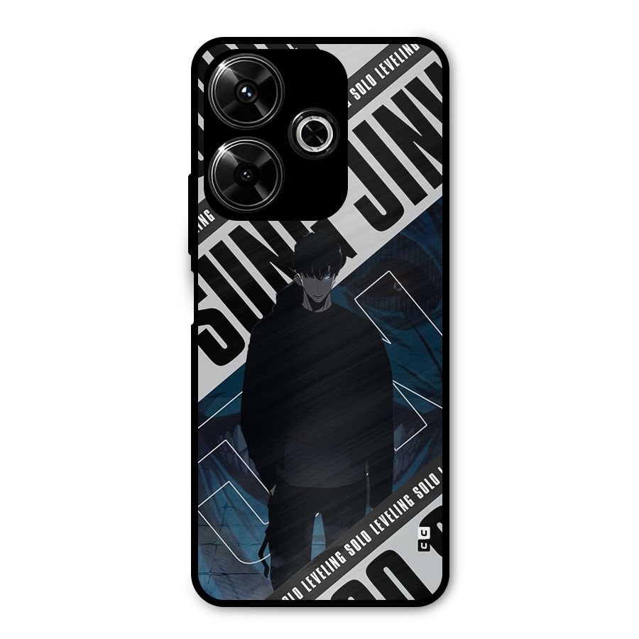 Awesome Jinwoo Rage Metal Back Case for Poco M6 Plus