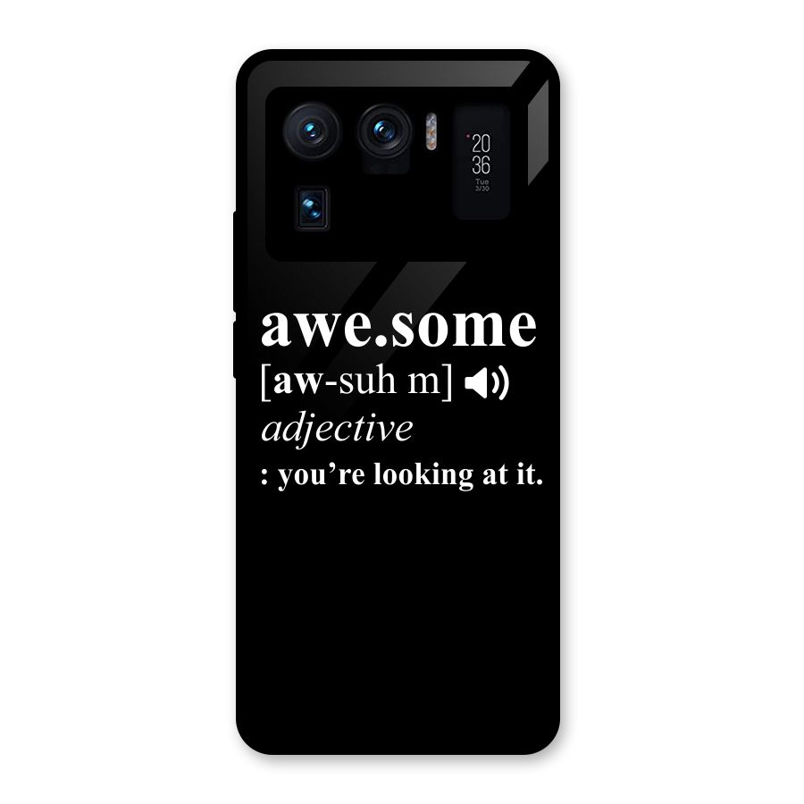 Awesome Looking at it Glass Back Case for Mi 11 Ultra