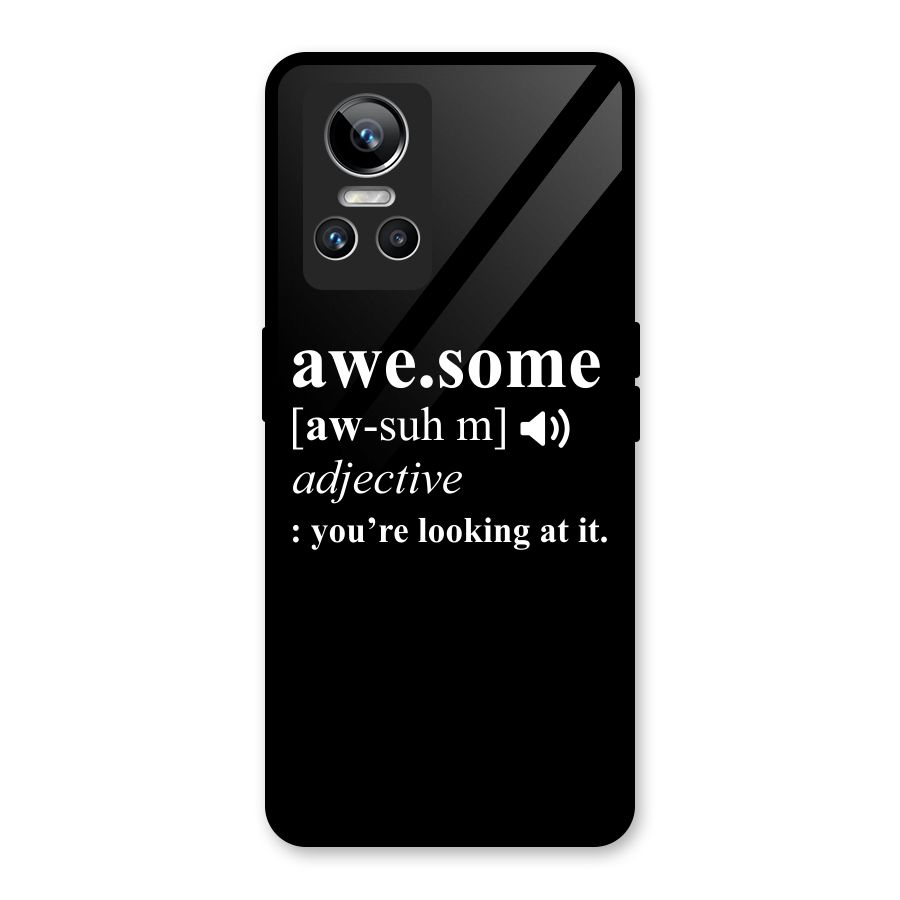 Awesome Looking at it Glass Back Case for Realme GT Neo 3