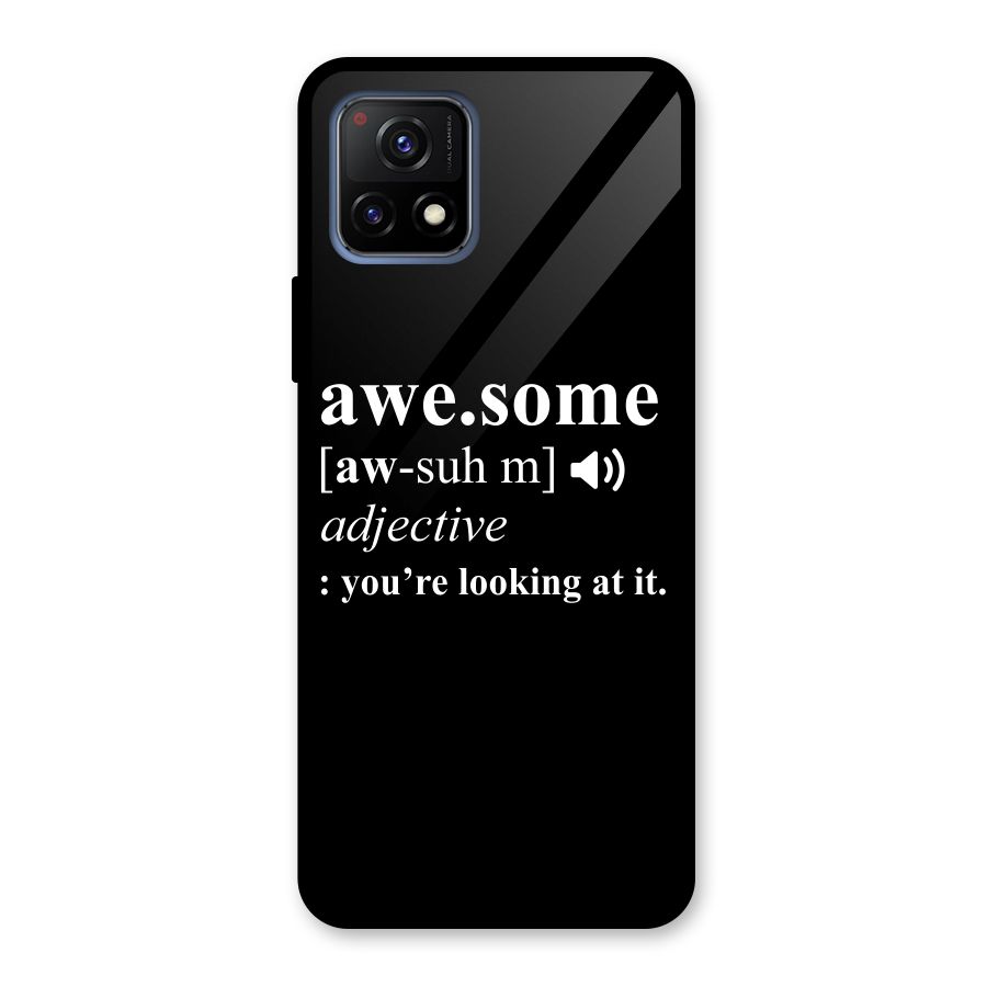 Awesome Looking at it Glass Back Case for Vivo Y72 5G