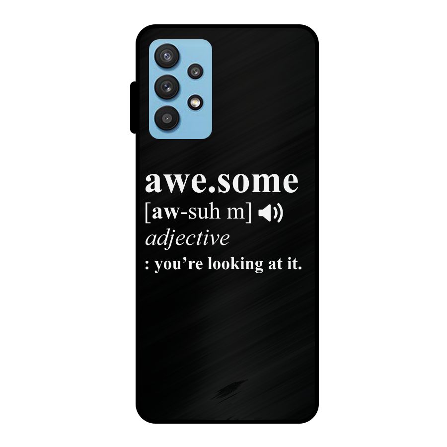 Awesome Looking at it Metal Back Case for Galaxy M32 5G
