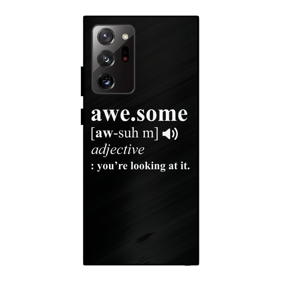 Awesome Looking at it Metal Back Case for Galaxy Note 20 Ultra