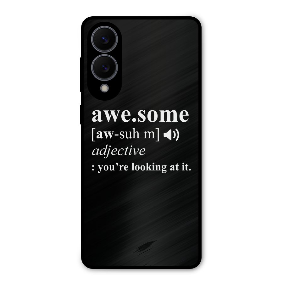 Awesome Looking at it Metal Back Case for Galaxy S25 Edge