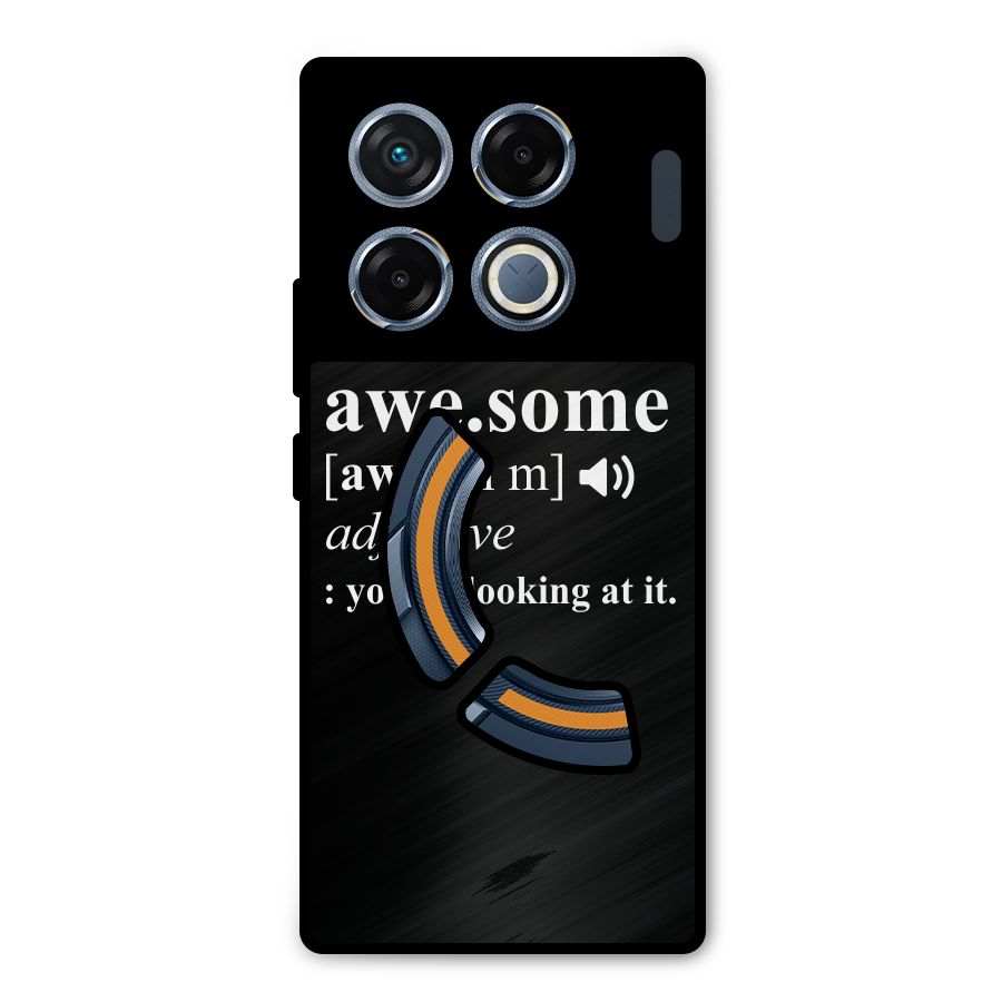 Awesome Looking at it Metal Back Case for Infinix GT 20 Pro