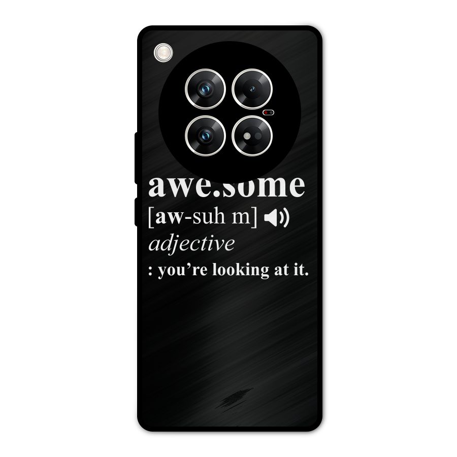 Awesome Looking at it Metal Back Case for Infinix Zero 40 5G