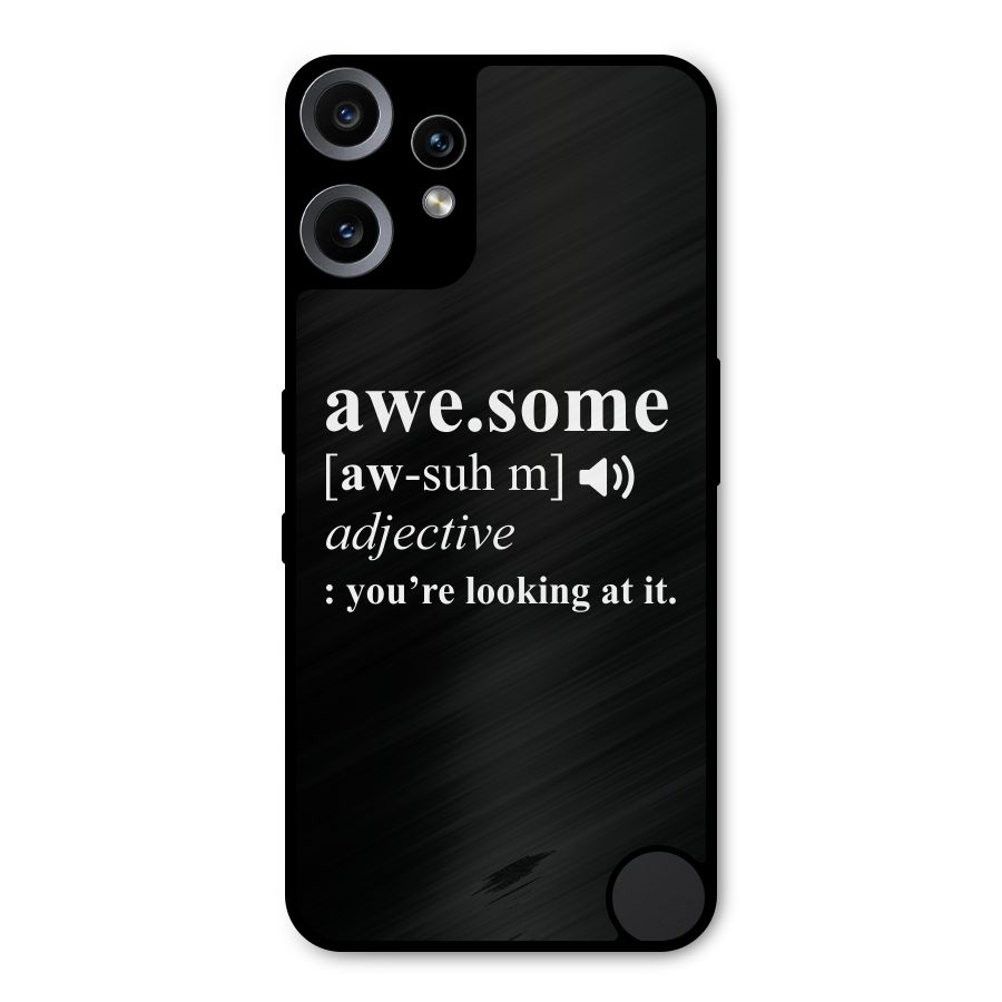 Awesome Looking at it Metal Back Case for Nothing CMF Phone 2 Pro